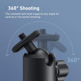 Ankerwork Mini Tripod by Anker, Camera Tripod, Tripod Stand for Webcam, Small Flexible Tripod