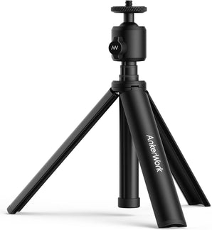 Ankerwork Mini Tripod by Anker, Camera Tripod, Tripod Stand for Webcam, Small Flexible Tripod