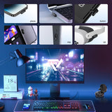 Wireless Gaming Earbuds Compatible with PS5/4, Meta Quest 3S/Quest 3/Quest 2, 25Ms Low-Latency, 2.4Ghz Bluetooth for Steam Deck, Switch, PC (USB-C Dongle Included) - Vega T1