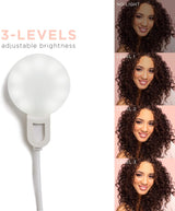 Selfie Mini - Rechargeable Selfie Ring Light for Mobile Phone or Laptop | 3 Adjustable Modes | Bright Leds Perfect for Tiktok, Influencers, Stories, Photos, Videos, & Vlogs