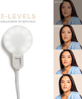 Selfie Mini - Rechargeable Selfie Ring Light for Mobile Phone or Laptop | 3 Adjustable Modes | Bright Leds Perfect for Tiktok, Influencers, Stories, Photos, Videos, & Vlogs