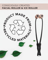Kitsch Facial Lifting Roller for Wrinkles & Firming, 2-In-1 Eye & Face Massager Tool, Lymphatic Drainage Massager Rollers, Skin Roller for Face, Facial Rollers, Jawline Sculpting & Neck Lifting