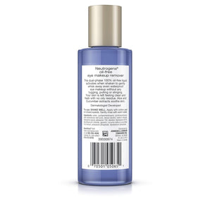 Desmaquillador Neutrogena Gentle Oil-Free para Ojos Sensibles, Remueve Maquillaje Resistente