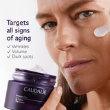 Caudalie Premier Cru Target All Signs of Aging Skin Care Set with Full-Size Premier Cru Anti-Aging Cream Moisturizer + 2 Free Travel-Size Products ($190 Value)