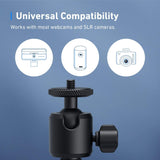 Ankerwork Mini Tripod by Anker, Camera Tripod, Tripod Stand for Webcam, Small Flexible Tripod