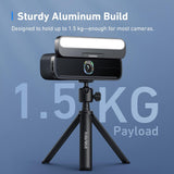 Ankerwork Mini Tripod by Anker, Camera Tripod, Tripod Stand for Webcam, Small Flexible Tripod