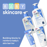 Cerave Baby Lotion, Gentle Baby Skin Care with Ceramides, Niacinamide & Vitamin E, Fragrance, Paraben, Dye & Phthalates Free, Lightweight Moisturizer, 16 Ounce