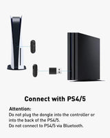 Wireless Gaming Earbuds Compatible with PS5/4, Meta Quest 3S/Quest 3/Quest 2, 25Ms Low-Latency, 2.4Ghz Bluetooth for Steam Deck, Switch, PC (USB-C Dongle Included) - Vega T1