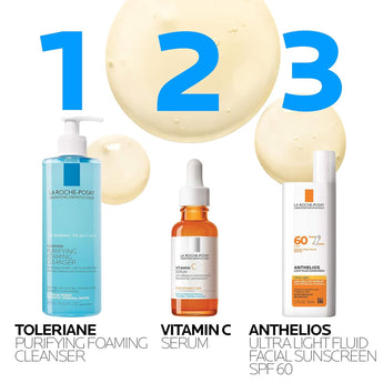La Roche-Posay Pure 10% Vitamin C Serum for Face with Hyaluronic Acid & Salicylic Acid