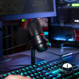 Hyperx Solocast – USB Condenser Gaming Microphone, for PC, PS4, PS5 and Mac, Tap-To-Mute Sensor, Cardioid Polar Pattern, Great for Streaming, Podcasts, Twitch, Youtube, Discord,Black