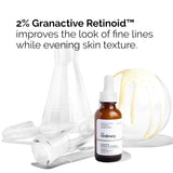 The Ordinary Granactive Retinoid 2% Emulsion, Advanced Retinoid Alternative for Anti-Aging and Skin Texture Improvement, 1 Fl Oz