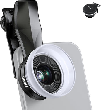 NEEWER 60Mm Telephoto Lens with 17Mm Thread Phone Lens Clip & 67Mm Filter Adapter Ring, 2X Magnification Compatible with Iphone Samsung, LS-41 PRO