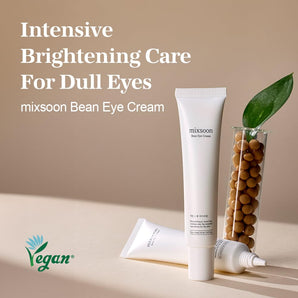 Mixsoon Bean Eye Cream Moisturizer with Mild Soothing Beans Korean Skin Care 0.67 Fl. Oz. / 20Ml