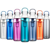 Brita Hard-Sided Plastic Premium Filtering Water Bottle, Bpa-Free, Reusable, Replaces 300 Plastic Water Bottles, Filter Lasts 2 Months or 40 Gallons, Includes 1 Filter, Night Sky - 26 Oz.