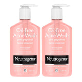 Neutrogena Oil-Free Salicylic Acid Pink Grapefruit Pore Cleansing Acne Wash and Facial Cleanser with Vitamin C, 9.1 Fl. Oz