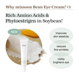 Mixsoon Bean Eye Cream Moisturizer with Mild Soothing Beans Korean Skin Care 0.67 Fl. Oz. / 20Ml