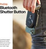 Shiftcam Progrip Starter Kit - DSLR Style Mobile Battery Grip - Wireless Shutter Button - Built in Powerbank - Qi Wireless Charging - Freestanding Dock - Tripod Mount - Android and Iphone Camera Grip