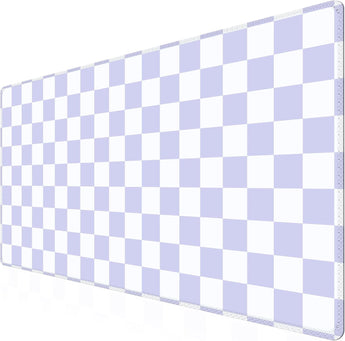 Icasso Checkered Desk Mat, Cute XXL Large Mouse Pad for Desk, Anti-Slip Big Mousepad with Stitched Edges, Keyboard Mat for Computer Desktop (Retro Checkered)