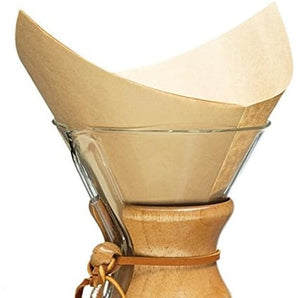 Chemex Bonded Filter - Natural Square - 100 Count (Pack of 2) - Exclusive Packaging