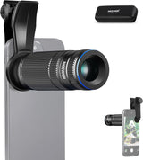 NEEWER 60Mm Telephoto Lens with 17Mm Thread Phone Lens Clip & 67Mm Filter Adapter Ring, 2X Magnification Compatible with Iphone Samsung, LS-41 PRO