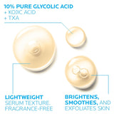 La Roche-Posay Glycolic Acid Serum with Kojic Acid and Vitamin B5, Reduces Dark Spots and Discoloration, Skin Tone Corrector to Brighten and Even Skin Tone