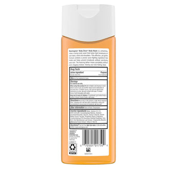 Neutrogena Body Clear Acne Body Wash with Glycerin & 2% Salicylic Acid Acne Medication, Oil-Free Acne Wash for Breakouts on Back, Chest & Shoulders, Non-Comedogenic, 8.5 Fl. Oz, 3 Pack