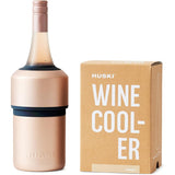 Huski Wine Chiller | Award Winning Iceless Design | Keeps Wine Cold up to 6 Hours | Wine Accessory | Next Generation Ice Bucket | Fits Some Champagne Bottles | Perfect Gift for Wine Lovers (Stainless)