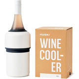 Huski Wine Chiller | Award Winning Iceless Design | Keeps Wine Cold up to 6 Hours | Wine Accessory | Next Generation Ice Bucket | Fits Some Champagne Bottles | Perfect Gift for Wine Lovers (Stainless)