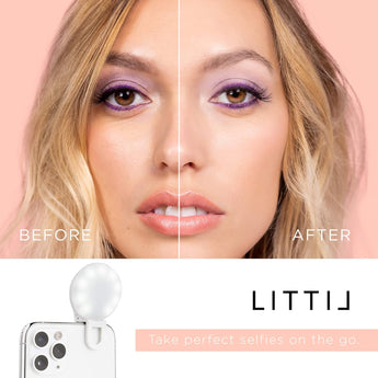 Selfie Mini - Rechargeable Selfie Ring Light for Mobile Phone or Laptop | 3 Adjustable Modes | Bright Leds Perfect for Tiktok, Influencers, Stories, Photos, Videos, & Vlogs