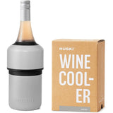 Huski Wine Chiller | Award Winning Iceless Design | Keeps Wine Cold up to 6 Hours | Wine Accessory | Next Generation Ice Bucket | Fits Some Champagne Bottles | Perfect Gift for Wine Lovers (Stainless)