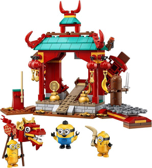 LEGO Minions: the Rise of Gru: Minions Kung Fu Battle (75550) Toy Temple Building Set for Kids, a Great Present for Kids Who Love Minions, Kevin and Stuart Minion Toy Figures (310 Pieces)