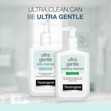 Neutrogena Ultra Gentle Hydrating Facial Cleanser, Non-Foaming Face Wash for Sensitive Skin, Gently Cleanses Face without over Drying, Oil-Free, Soap-Free, Fragrance-Free, 12 Fl. Oz