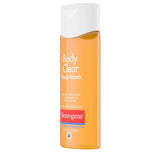Neutrogena Body Clear Acne Body Wash with Glycerin & 2% Salicylic Acid Acne Medication, Oil-Free Acne Wash for Breakouts on Back, Chest & Shoulders, Non-Comedogenic, 8.5 Fl. Oz, 3 Pack