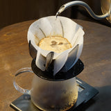 Hario V60 VDSU-02-B&W Dripper, Suiren 02, Black & White, for 1-4 Cups, Coffee, Hand Drip 2024 Limited Edition, Spiral Rib