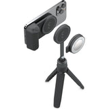 Shiftcam Snapgrip Creator Kit - Includes Snapgrip, Snaplight, Snappod and Carry Pouch - Magnetic Mount Snaps on to Any Phone | Midnight