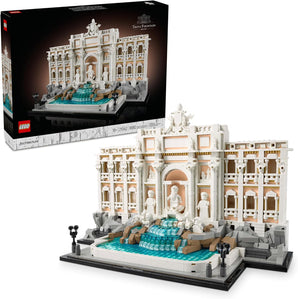LEGO Architecture Trevi Fountain Building Set - Collectible 3D Puzzle of Italian Landmark Model for Display - DIY Arts and Craft for Adults - Gift Idea for Men and Women - 21062