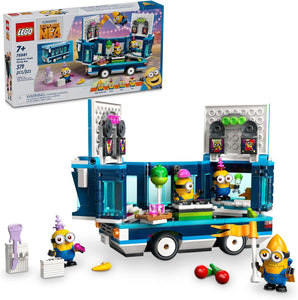 LEGO Despicable Me 4 Minions’ Music Party Bus, Creative Building Toy for Kids, Fun Despicable Me Toy Playset, Gift for Boys and Girls Aged 7 and Up, 75581