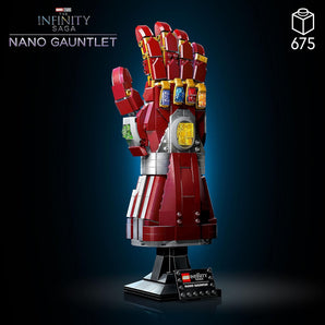 LEGO Marvel Nano Gauntlet, Iron Man Model with Infinity Stones, 76223 Avengers: Endgame Film Set, Collectable Memorabilia, Gift Idea for Adults and Teens