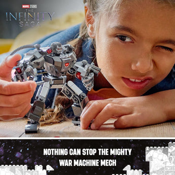 LEGO Marvel War Machine Mech Armor, Buildable Marvel Action Figure Toy for Kids with 3 Stud Shooters, Legendary Character from the MCU, Marvel Gift for Boys and Girls Aged 6 and Up, 76277