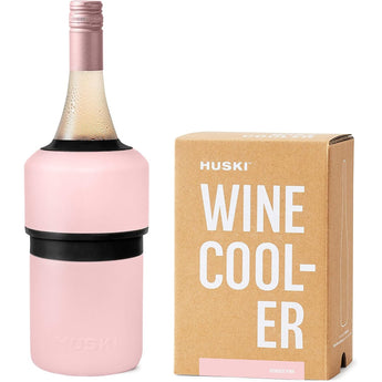 Huski Wine Chiller | Award Winning Iceless Design | Keeps Wine Cold up to 6 Hours | Wine Accessory | Next Generation Ice Bucket | Fits Some Champagne Bottles | Perfect Gift for Wine Lovers (Stainless)