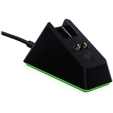 Razer Mouse Charging Dock Chroma: Magnetic Dock with Charge Status RGB Lighting - Anti-Slip Gecko Feet - Powered by Razer Chroma - Classic Black