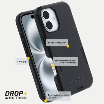 Otterbox Iphone 16 Pro Max Commuter Case - Negro Resistente