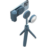 Shiftcam Snapgrip Creator Kit - Includes Snapgrip, Snaplight, Snappod and Carry Pouch - Magnetic Mount Snaps on to Any Phone | Midnight