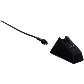 Razer Mouse Charging Dock Chroma: Magnetic Dock with Charge Status RGB Lighting - Anti-Slip Gecko Feet - Powered by Razer Chroma - Classic Black