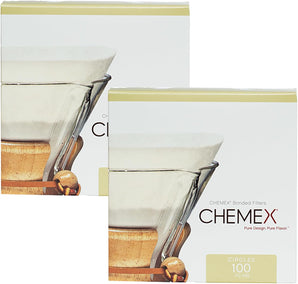 Chemex Bonded Filter - Circle - 100 Ct - 2 Pack - Exclusive Packaging