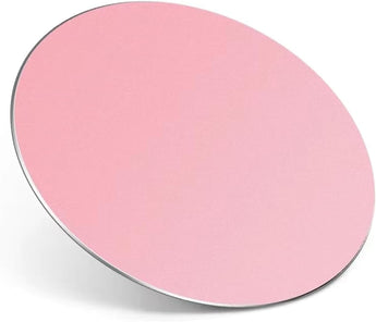 HONKID Hard Metal Mouse Pad for Desk, Aluminum Solid Mouse Pad for Magic Mouse and Macbook Pro/Air with Stable Rubber Base, Firm Mousepad for Travel and Home Office (Black)