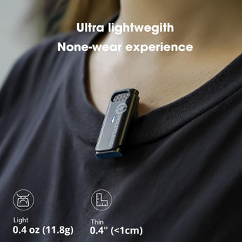 Hollyland Lark M1 Wireless Lavalier Microphone with Noise Cancellation, 656Ft Transmission,8H Battery Life, Compact Wireless Lapel Microphone System for DSLR Cameras/Iphone/Android/Live Streaming