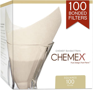 Chemex Bonded Filter - Square - 100 Ct - Exclusive Packaging