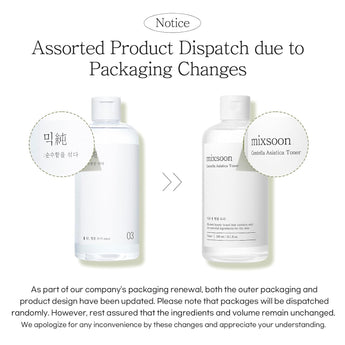 Mixsoon Centella Asiatica Toner 10.14 Fl Oz / 300 Ml