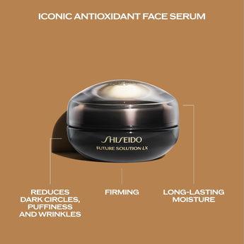 Shiseido Future Solution LX Eye and Lip Contour Regenerating Cream - 17 Ml - Prevents & Smooths the Look of Wrinkles, Sagging & Puffiness for Radiant, Hydrated Skin